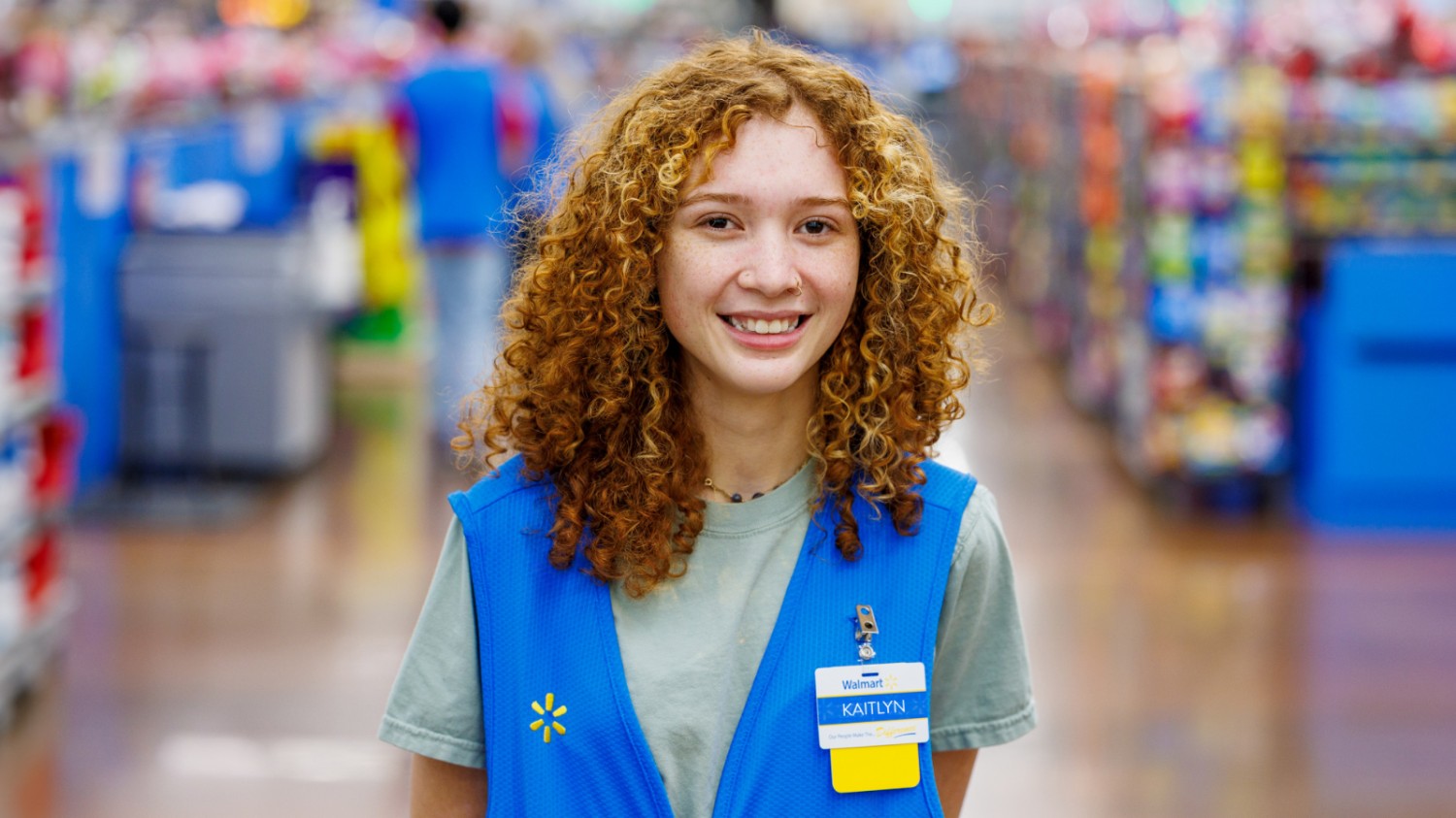 Associate Kaitlyn smiling at camera